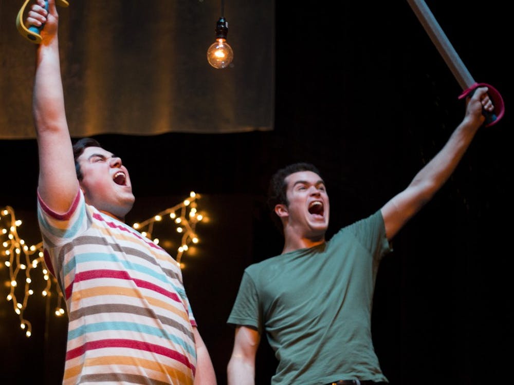 "Friends in High Places" will open on April 19 in the Cave Studio Theatre as part of the New Play Initiative. The show was written by Gabbi Boyd, a senior theatrical studies major and focuses on relationships and the transition from high school to college. PHOTO PROVIDED BY JOHN OSTERHOUDT