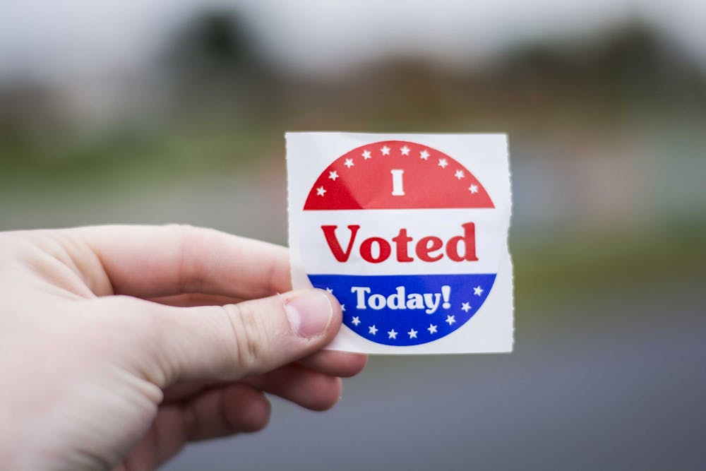 <p>Indiana Gov. Eric Holcomb said he was in favor of pushing back Indiana’s May 5, 2020, primary. Holcomb said he was concerned about the safety of county election officials, polling site workers and voters. <strong>Samantha Brammer, DN File</strong></p>