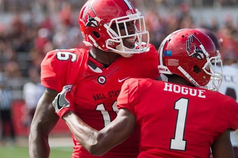 KeVonn Mabon, Ball State football's all-time receptions leader signed with the Tennessee Titans following the 2017 NFL Draft. He was one of five Ball State athletes who received an NFL opportunity.