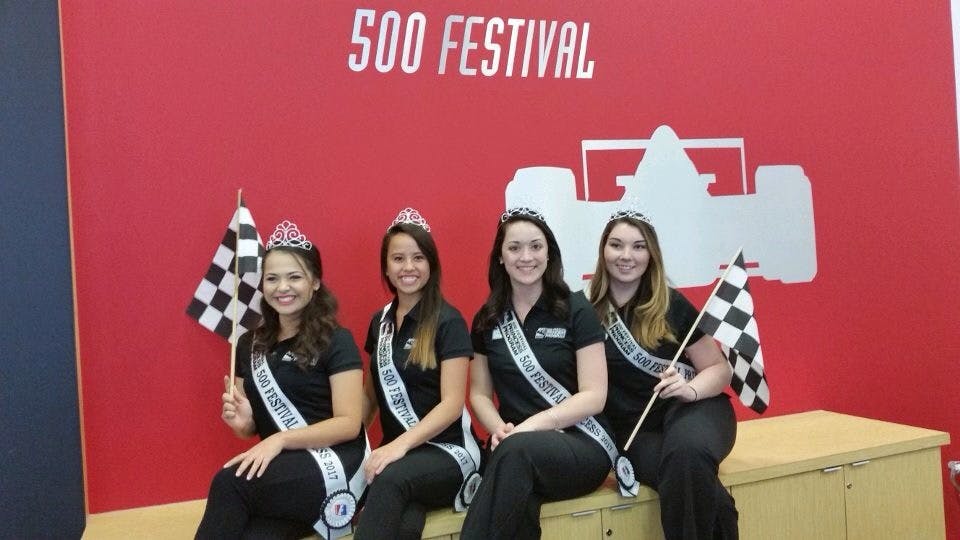 This year four Ball State students,&nbsp;Esther Bower, Amanda Hawkins, Emma Schaefer and Taylor Wong,&nbsp;have been awarded the title of 500 Festival Princess. Photo Provided