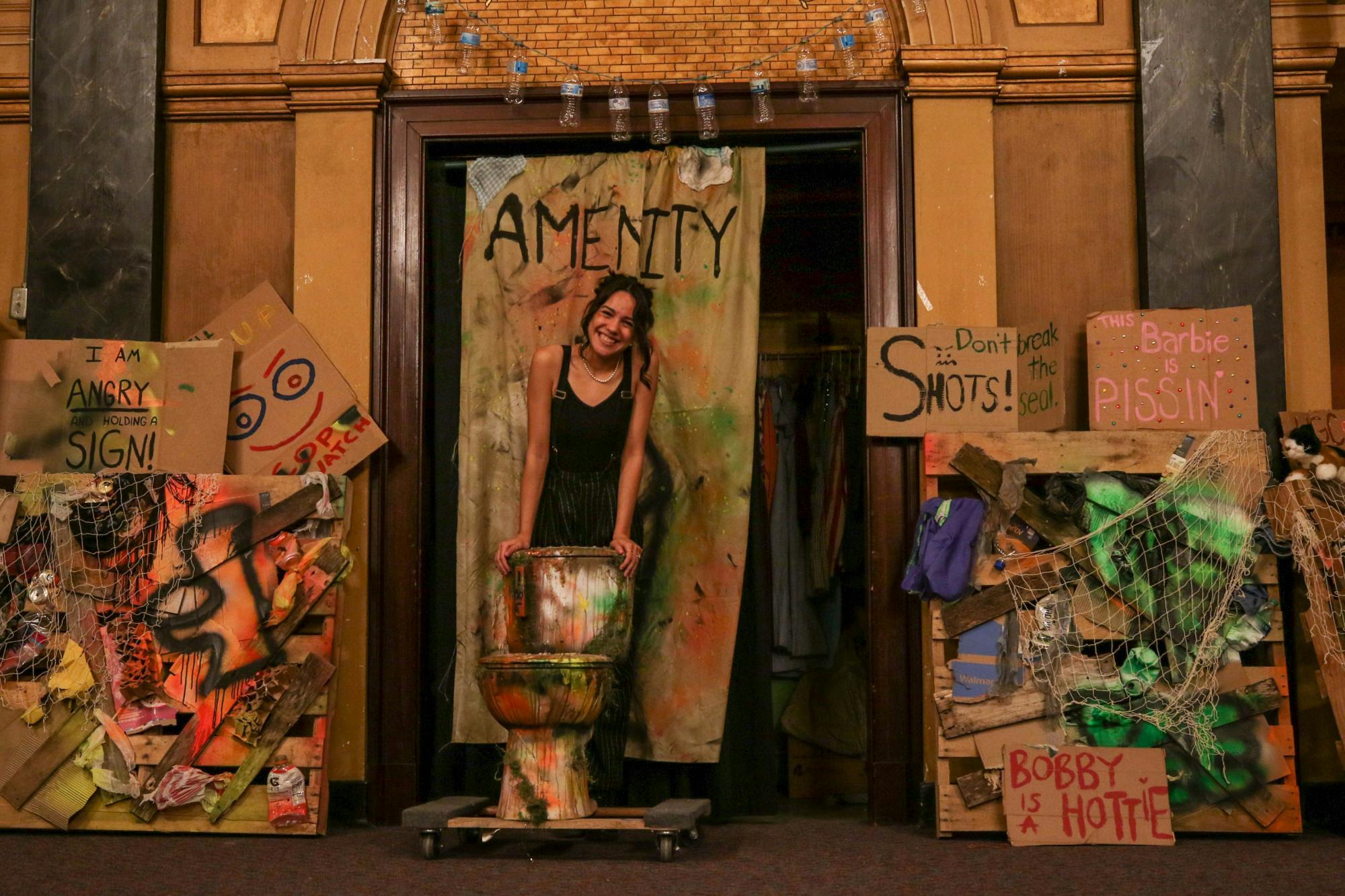 Ball State University senior, Brynn Allison, directed "Urinetown the Musical" for her senior capstone project. The programs opening night was Friday, April 14, 2023 at Ball State in Muncie, Ind. Photos by Savannah Baird.