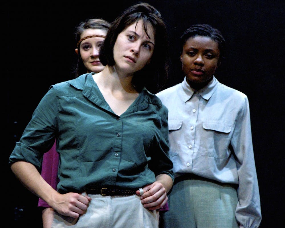 Martha, played by Nancy Hale, reflects on her time spent as a nurse in the production "A Piece of My Heart". DN PHOTO KAYLEEN MARIE