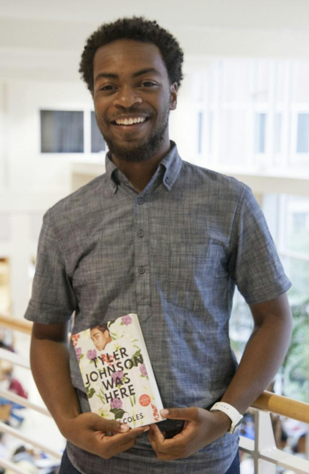 <p>Jay Coles is the author of the contemporary, young adult book “Tyler Johnson Was Here.” Coles is a student at Ball State. &nbsp;<strong>Kaiti Sullivan, DN</strong></p>