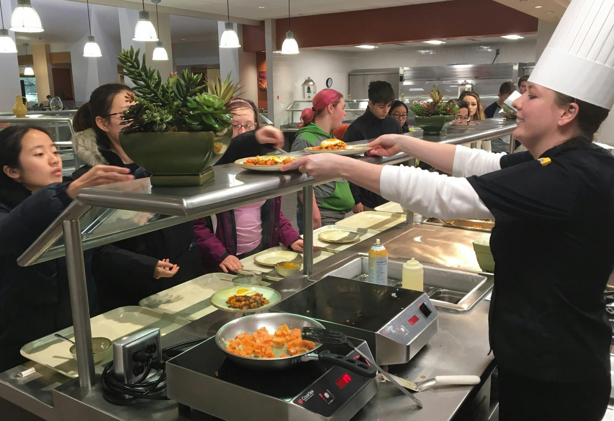 Ball State's Dining Services released new guidelines for its operations in the fall semester in light of the COVID-19 pandemic. These guidelines promote physical distancing to help stop the spread of COVID-19. Suzanne Clem, Photo Provided