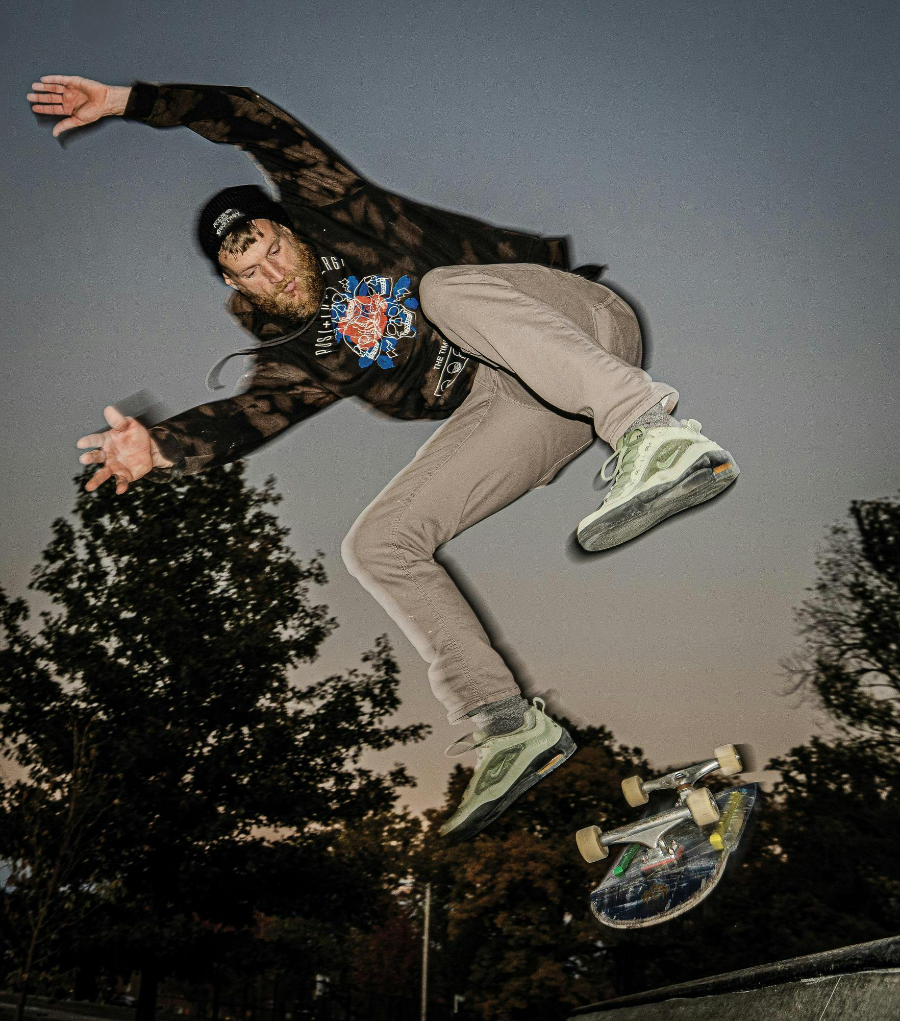 Skater jumps off a ramp Nov. 2 at Muncie Skate Park. Kyle Ingermann, DN