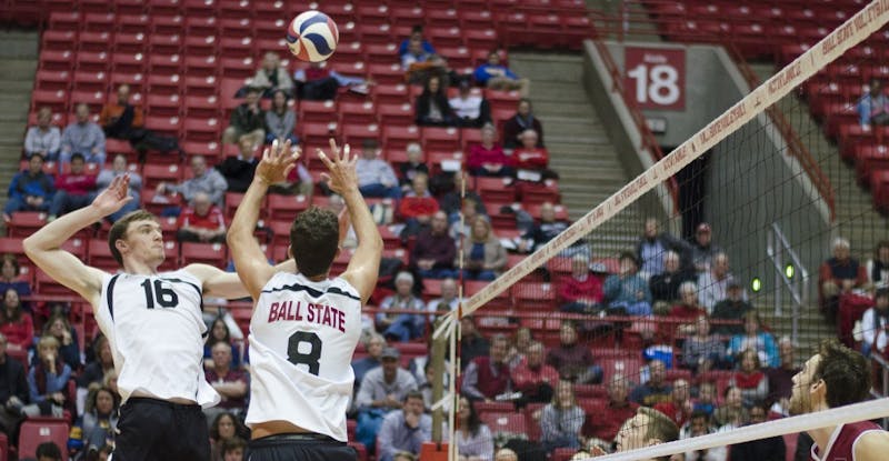 Ball State men's volleyball offensive attack tops Harvard