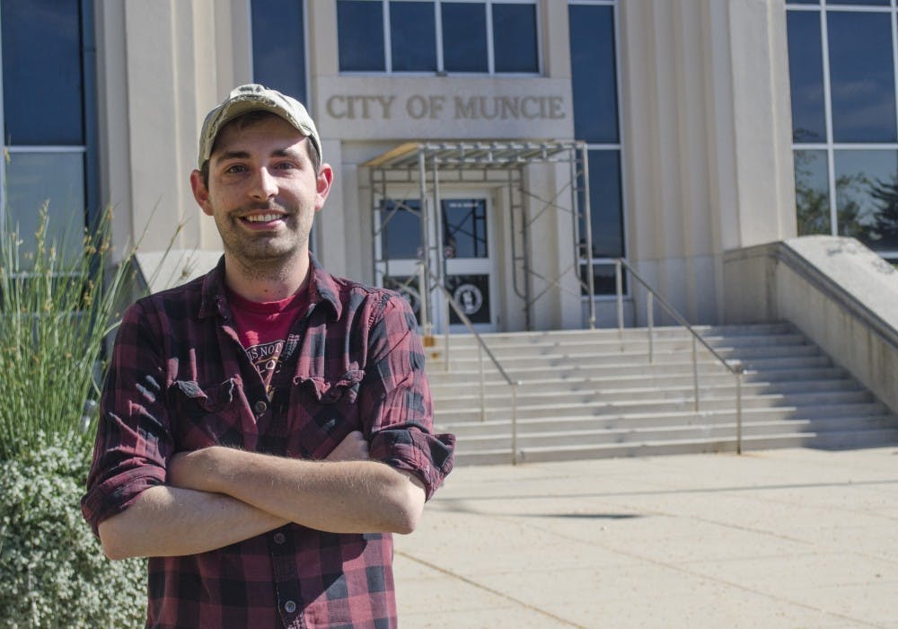 Stevie Hahn is known for his character Ray Toffer in his "Beautiful Luxurious Muncie" video series on YouTube. The first video was posted in 2013 and has received 22,852 views. DN PHOTO BREANNA DAUGHERTY
