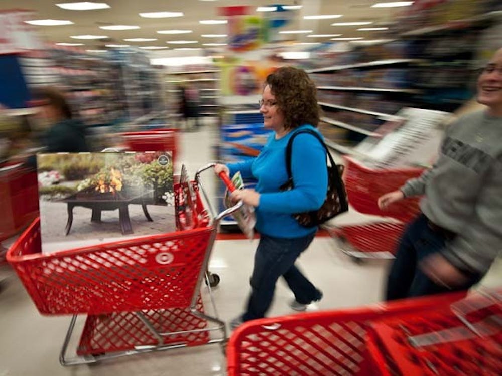 Shoppers got a jump on Black Friday sales this year as some stores, including this target in Columbia, South Carolina, opened late Thanksgiving night, Thursday, November 22, 2012. MCT PHOTO