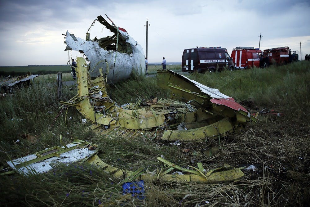 Malaysia Airlines Flight 17 crashed in eastern Ukraine, Thursday, July 17, 2014, en route from Amsterdam to Kuala Lumpur. The plane, which was carrying 295 people, might have been shot down, according to reports from Russian and Ukrainian media. (Zurab Dzhavakhadze/ITAR-TASS/Zuma Press/MCT)