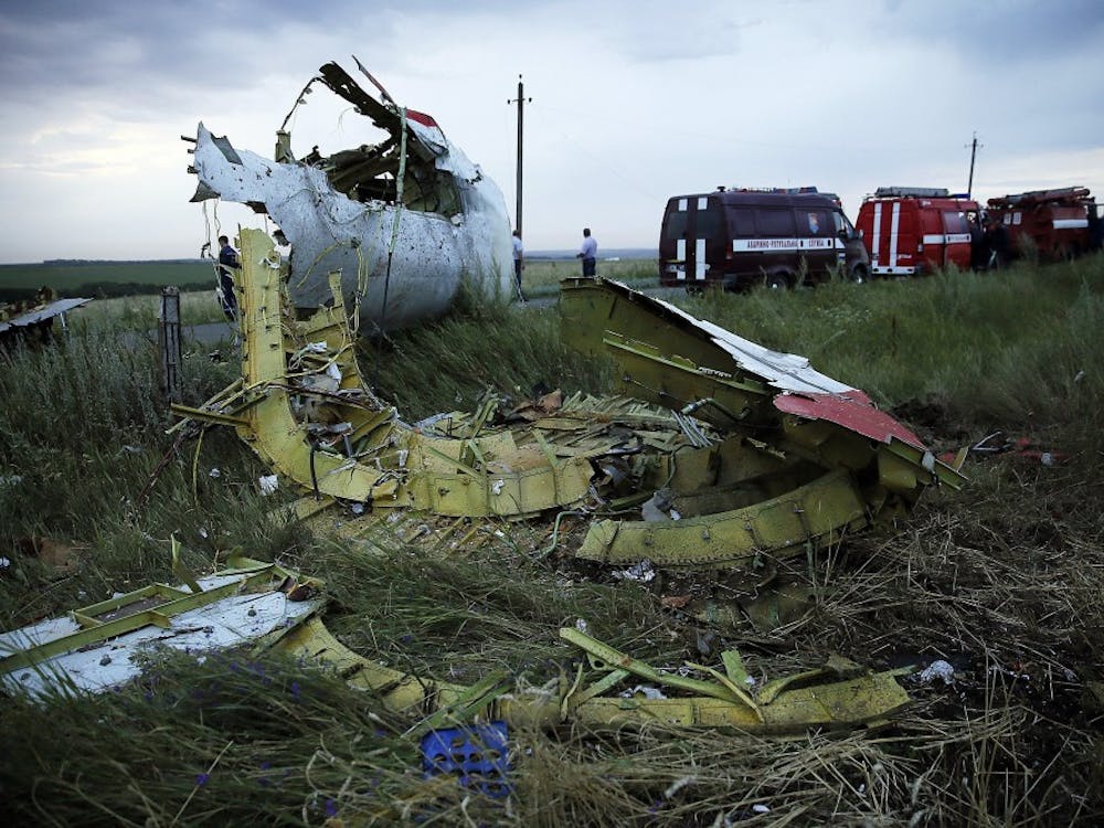 Malaysia Airlines Flight 17 crashed in eastern Ukraine, Thursday, July 17, 2014, en route from Amsterdam to Kuala Lumpur. The plane, which was carrying 295 people, might have been shot down, according to reports from Russian and Ukrainian media. (Zurab Dzhavakhadze/ITAR-TASS/Zuma Press/MCT)