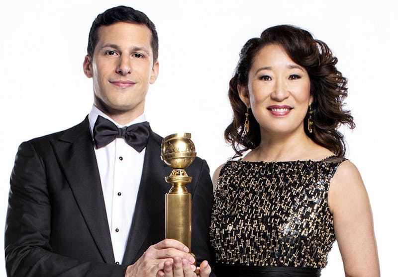 Andy Samberg and Sandra Oh hosted the 2019 Golden Globe Awards. The Golden Globes are just the beginning of a series of award shows happening this year. Trae Patton/NBC/TNS, Photo Provided