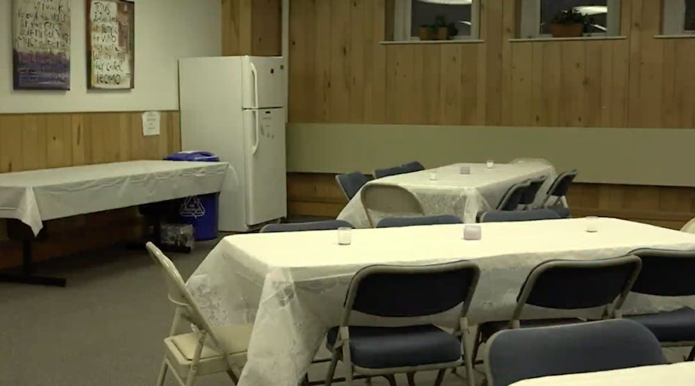 Meeting room at The First Presbyterian Church in Winchester, Indiana.
Alexia Bird, NewsLink Indiana