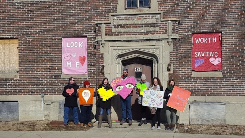 Heart Bombing brings attention to downtown Muncie historical buildings