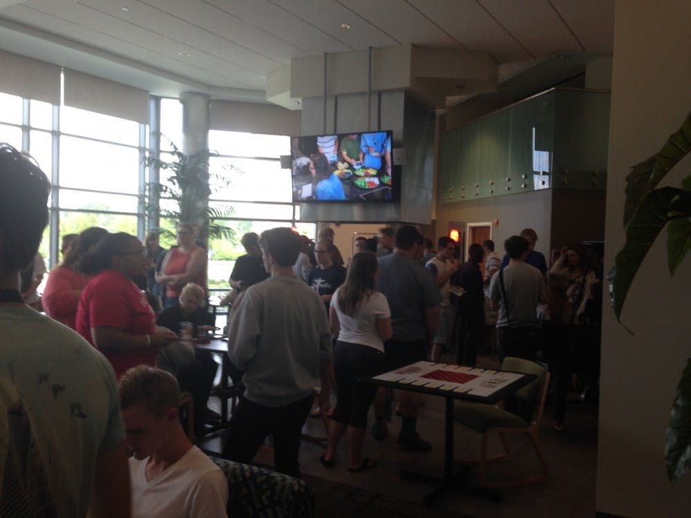 <p>The newly renovated Botsford-Swinford halls feature air-conditioned, modern and technologically advanced halls. The residence hall welcomed its first group of students this week. <em>DN PHOTO KARA BERG</em></p>