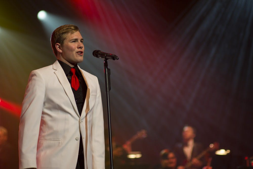 The University Singers Spectacular Show on Friday, April 10th, 2015 at Emens Auditorium. DN PHOTO JESSICA LYLE