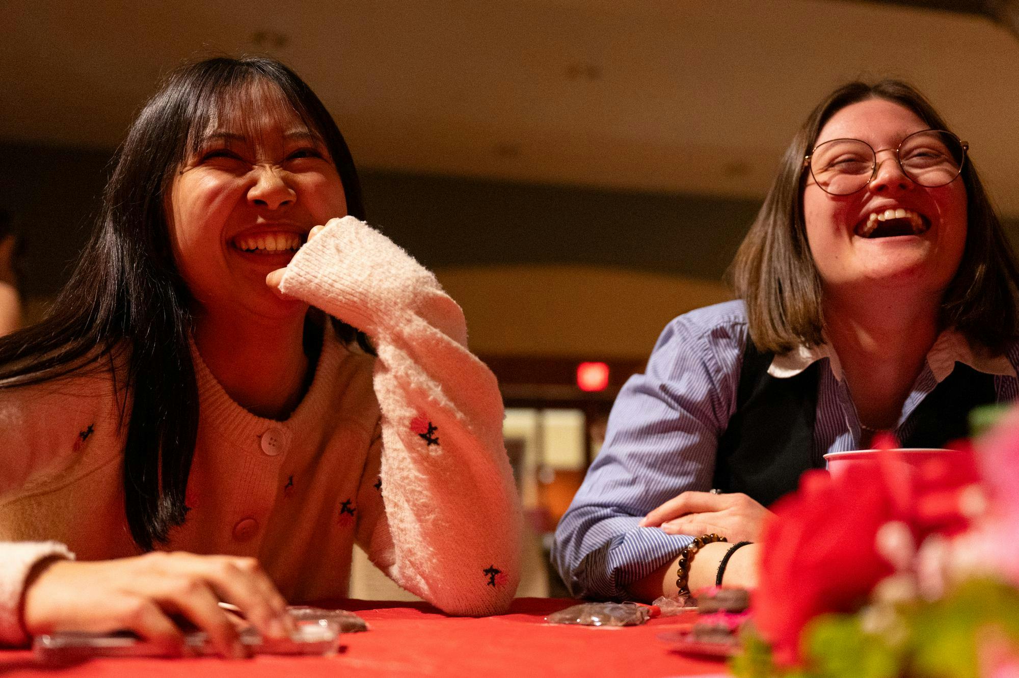 The Valentine's Day Formal was an event hosted by the English Ed Club at Ball State in the ballroom of the L.A. Pittenger Student Center and provided students with an opportunity to engage with others, sing, dance, and spend time with friends and their loved ones. The Sponsor for the club is Ball State Professor of English Pamela Hartman, and students could attend by RSVP'ing for free before the event, but walk-ins during the event were also welcome. The Valentine's Day Formal started at 7:30 PM and ended at 9:30 PM on Friday, February 6, 2026. The event held roughly 30 people, and this was the first year that the English Ed Club held the Valentine's Day Formal in the ballroom of the L.A. Pittenger Student Center.