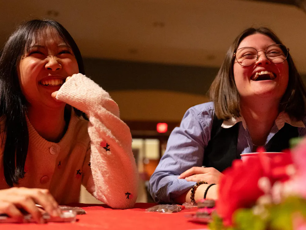 The Valentine's Day Formal was an event hosted by the English Ed Club at Ball State in the ballroom of the L.A. Pittenger Student Center and provided students with an opportunity to engage with others, sing, dance, and spend time with friends and their loved ones. The Sponsor for the club is Ball State Professor of English Pamela Hartman, and students could attend by RSVP'ing for free before the event, but walk-ins during the event were also welcome. The Valentine's Day Formal started at 7:30 PM and ended at 9:30 PM on Friday, February 6, 2026. The event held roughly 30 people, and this was the first year that the English Ed Club held the Valentine's Day Formal in the ballroom of the L.A. Pittenger Student Center.