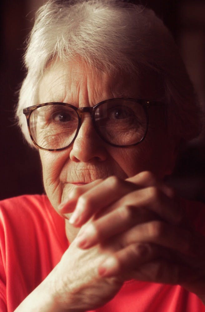 Author Harper Lee, who wrote "To Kill a Mockingbird," is pictured at the Stage Coach Cafe in Stockton, Ala., in August 2001. The surprise sequel, "Go Set a Watchman," will be published July 13. (Terrence Antonio James/Chicago Tribune/TNS)