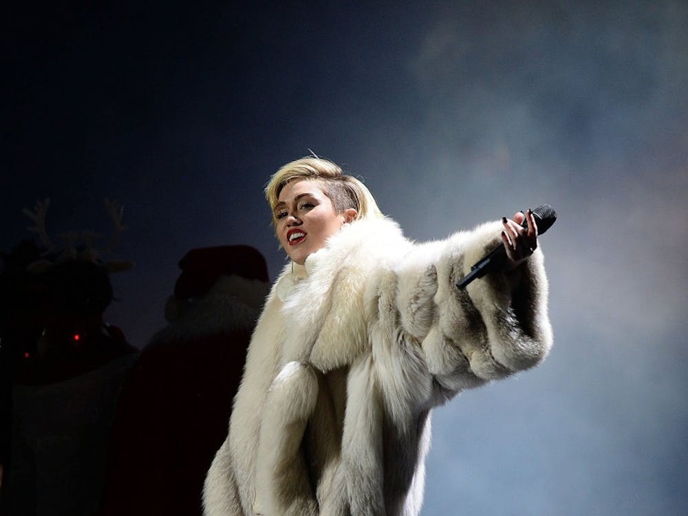 Singer Miley Cyrus performs at Hot 99.5's Jingle Ball at the Verizon Center in Washington, D.C., on Monday, Dec. 16, 2013. (Olivier Douliery/Abaca Press/MCT)