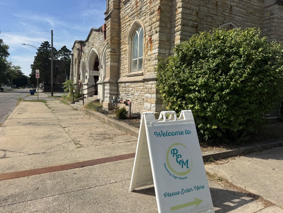 Recovery Cafe in The Friends Church in Downtown Muncie.

Amelia Winter, NewsLink Indiana
