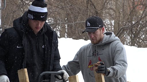 Pictured: Cole Stumbaugh and Carson Holmer
