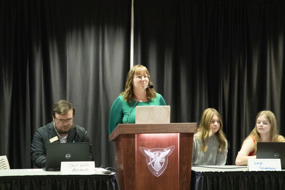 Ball State Student Government Association inducts new Elections Commissioner and passes two amendments.