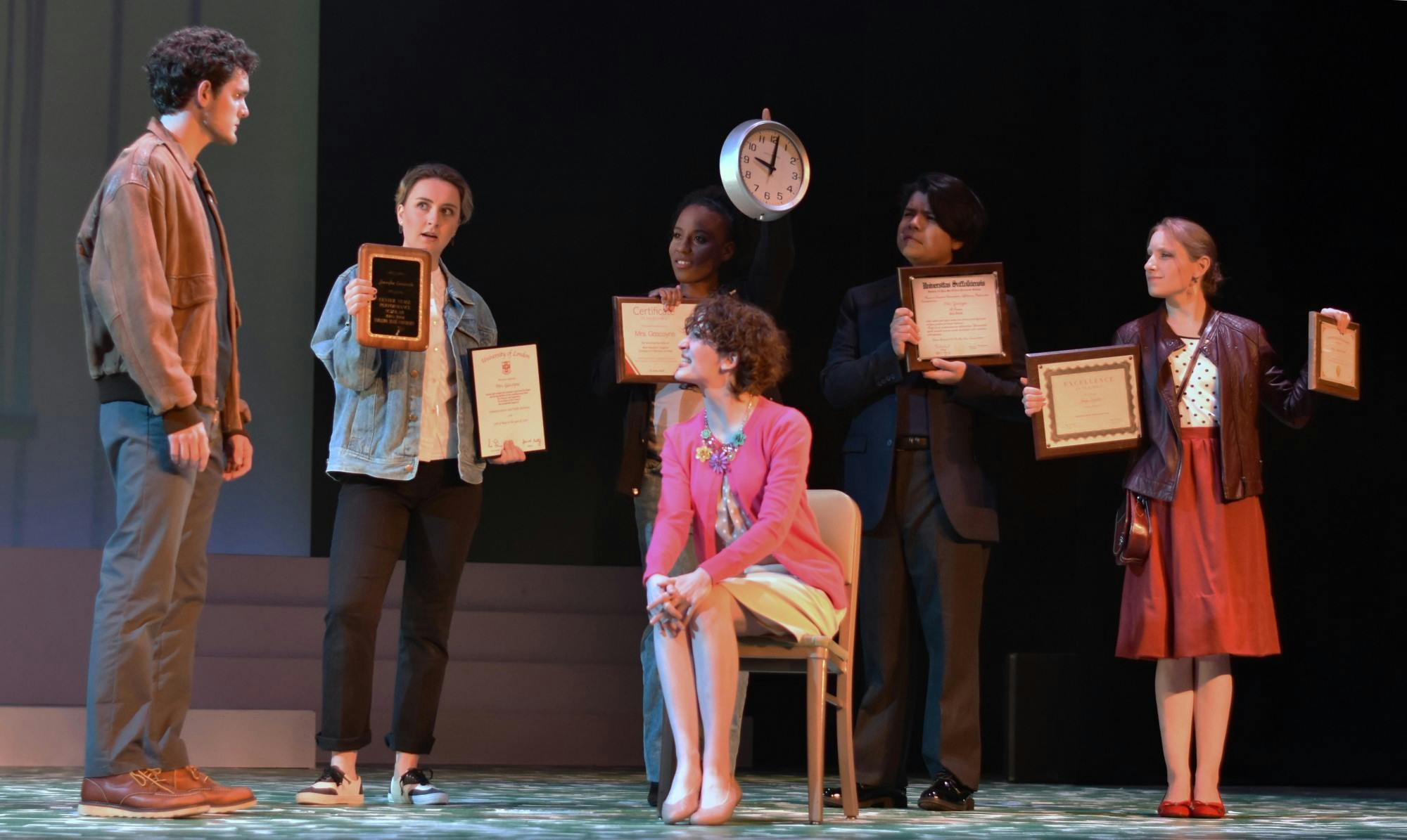 Ball State Department of Theatre and Dance students performed "The Curious Incident of the Dog in the Night-Time" in University Theater in March 2022. The show premiered at 7:30p.m. on March 25th, 2022 and runs until April 2nd, 2022 in Muncie, Indiana. Photos by Annie Bastian and Emma Fullen.