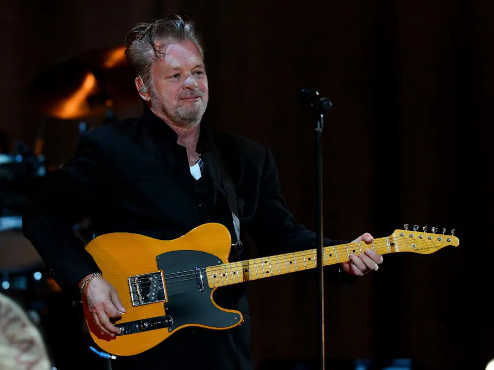 John Mellencamp performs during his Plain Spoken Tour at Ovens Auditorium in Charlotte, N.C., on Friday, March 27, 2015. (Jeff Siner/Charlotte Observer/TNS)