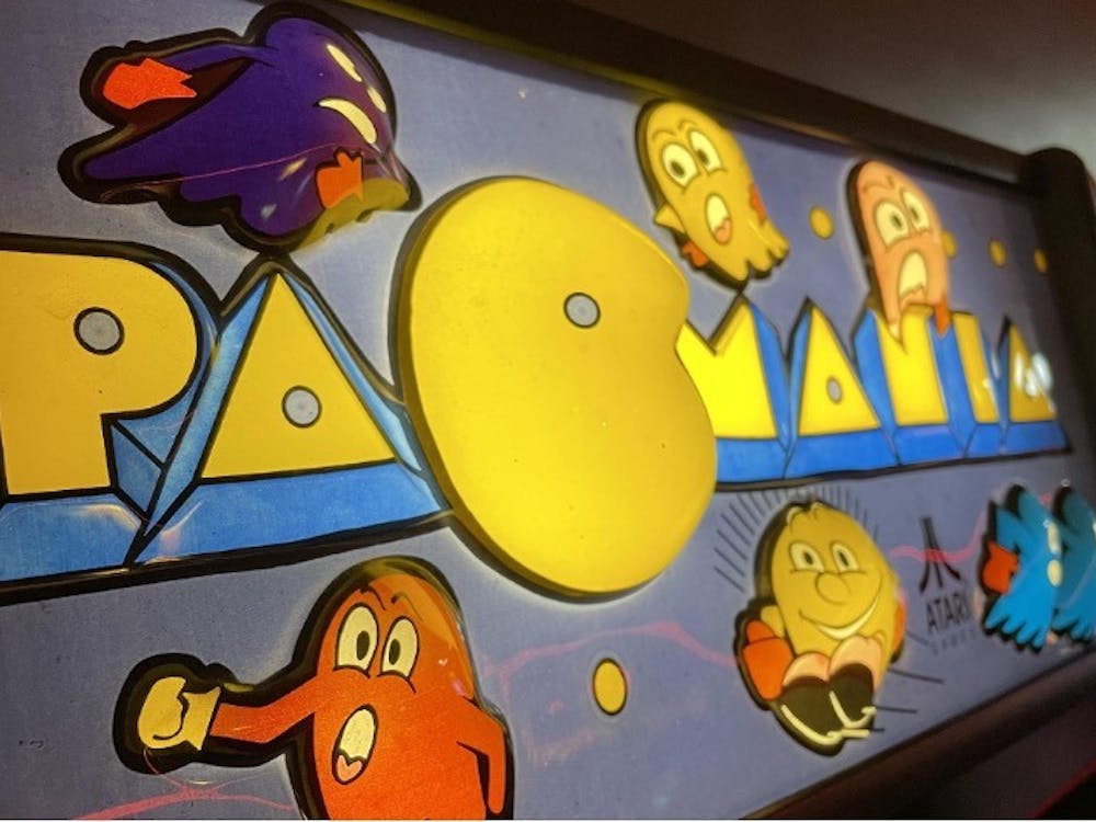 A classic &quot;Pac-Mania&quot; arcade game sits in Fud&#x27;s Retro Arcade in Muncie. Chris Wallace added an arcade to his business Fud&#x27;s Video Games in November 2019. Garrett Chorpenning, DN