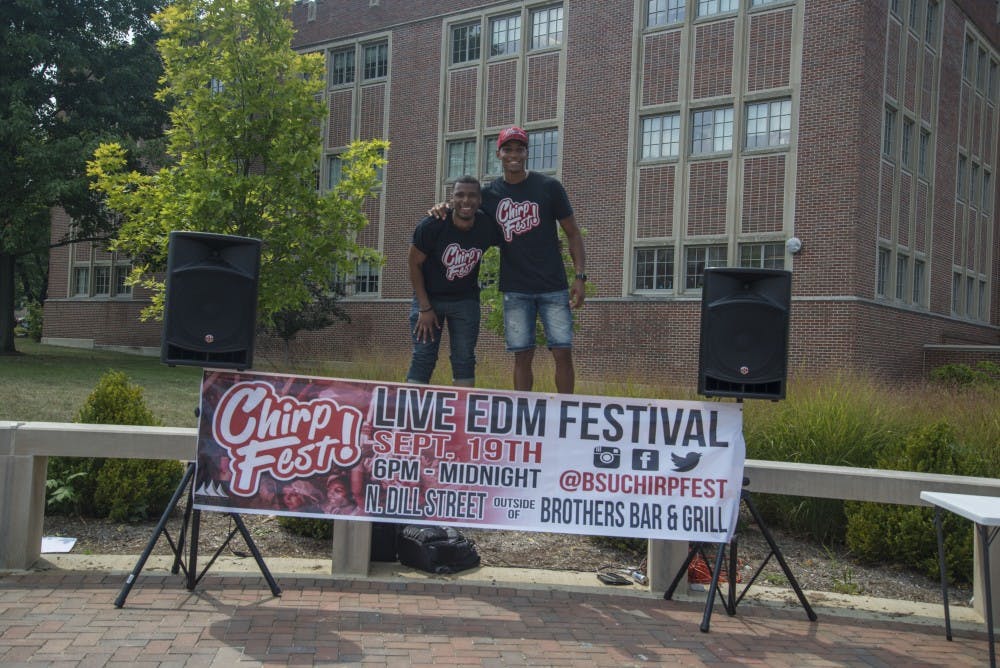 <p>The first-ever ChirpFest, an electronic dance music festival thrown in the Village, was organized by Darius Norwood and Chris Cammack. Both Norwood and Cammack are Ball State students. <i>PHOTO PROVIDED BY DARIUS NORWOOD</i></p>