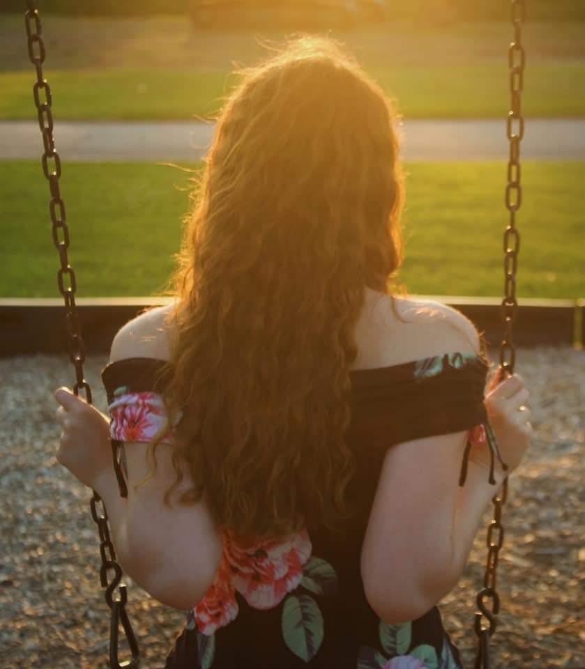 Emily Hunter poses on a swing at Tipton Park in Tipton, IN. Allie Lobeck, Photo Provided