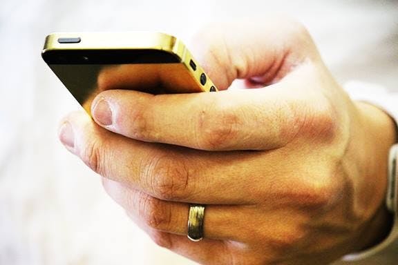 MDtekk recently had a customization request for an iPhone 4 to be plated in 24-karat gold. Ball State students Justin Dunmyer and Zachary Marvel created MDtekk, a business that personalizes and repairs smartphones, tablets and other electronics. PHOTO COURTESY OF MDTEKK