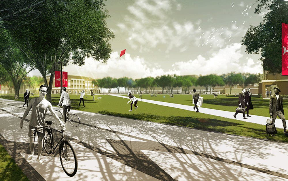 Ball State has been working with SmithGroup JJR to create Campus Master Plan, which was approved by the Board of Trustees during the last meeting. The plan includes various campus&nbsp;developments&nbsp;for the next 25 years.&nbsp;PHOTO COURTESY OF SMITHGROUP JJR