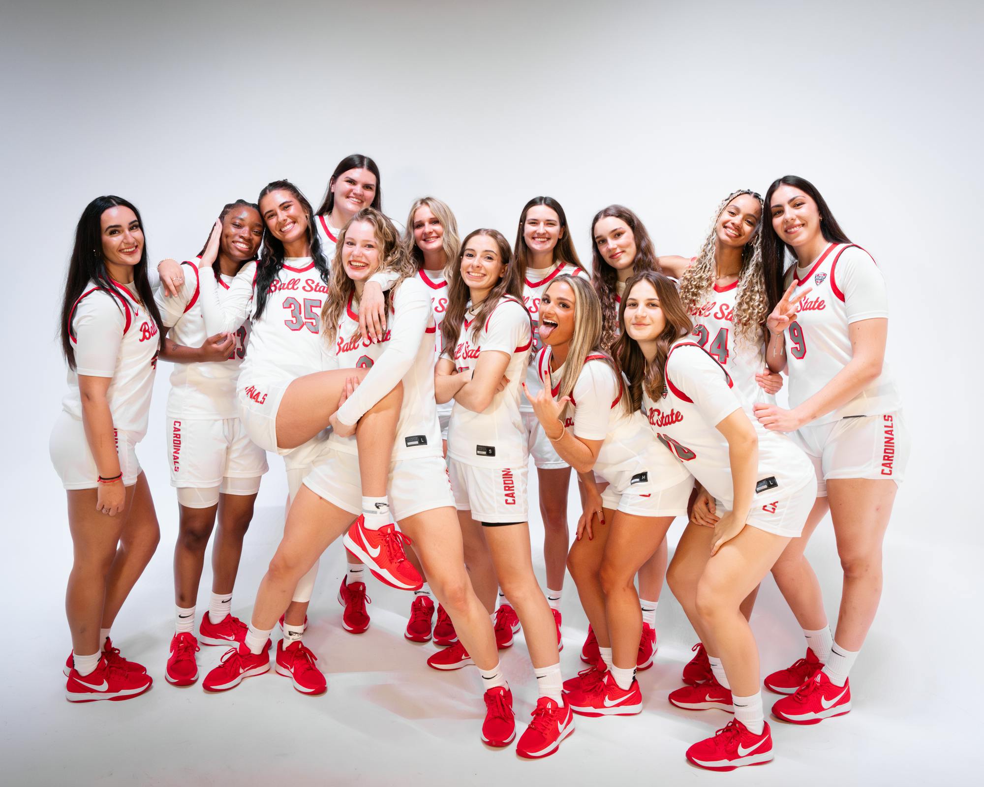 Members of the Ball State womens basketball team during media day Oct. 6 at Ball State University. Ball State Athletics, Photo Provideds