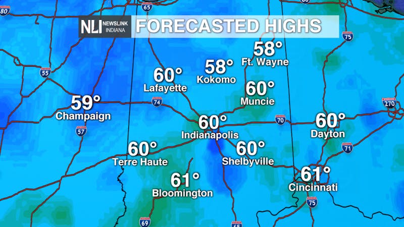 Nice day with some showers ahead