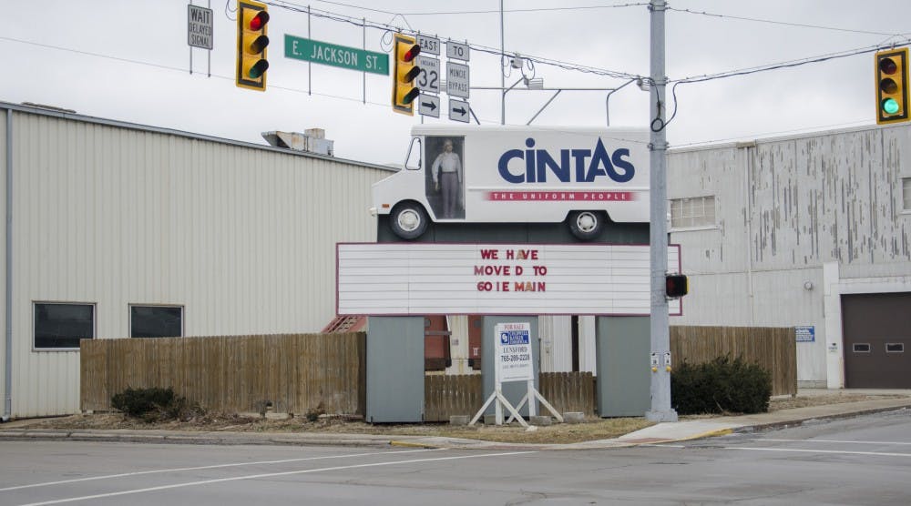 The Cintas building in downtown Muncie will be turned in a community hub for Muncie and Ball State community members. The College of Architecture and Planning was awarded a $300,000 grant from the university to work on the project. DN FILE PHOTO BREANNA DAUGHERTY