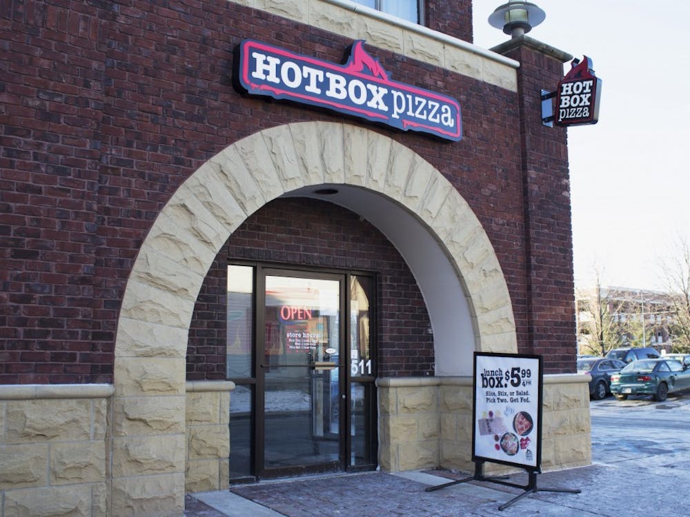HotBox Pizza in the Village celebrated the location's one-year anniversary Jan. 4. HotBox has done fundraisers with several Ball State clubs and organizations and sponsored the 2016 Homecoming. Grace Ramey // DN