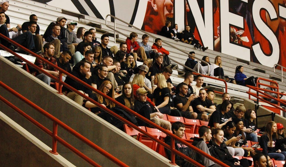 Ball State Athletics hosted the first Social Media Night for students. There were activities and free t-shirts for students that attended. DN PHOTO ALISON CARROLL