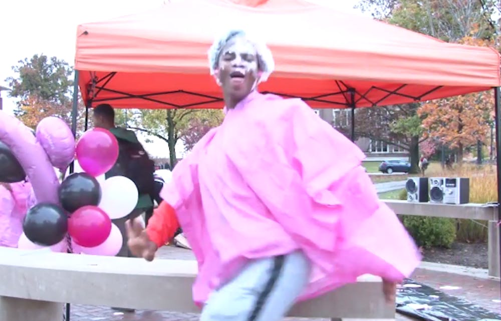 Black Student Association throws pies for cancer research