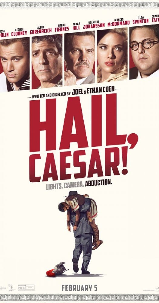 “Hail, Caesar!” is about a 1950s Hollywood fixer for Capital Pictures who tries to solve problems for celebrities in the industry. The movie released in theaters Friday. PHOTO COURTESY OF IMDB.COM