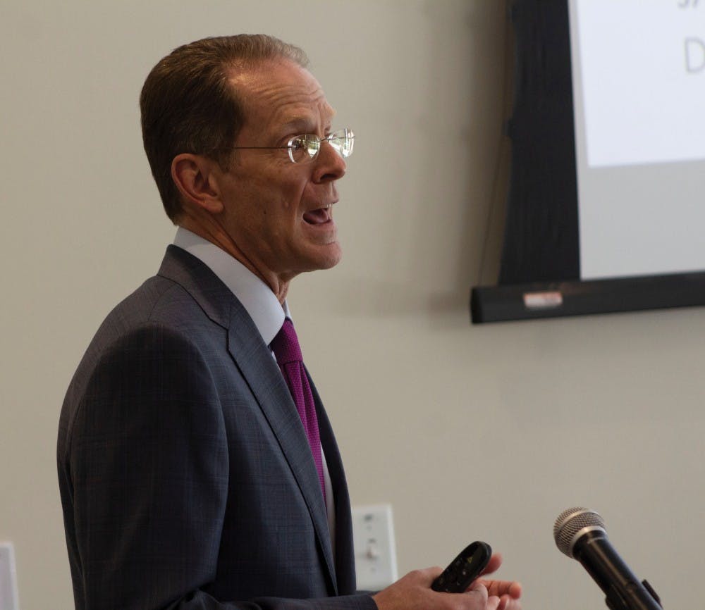 Ball State will receive the award for 2018 University of the Year from the Indiana Society of Chicago Dec. 1, 2018. President Geoffrey Mearns will accept the award along with a performance from the university senior cabaret led by Sutton Foster. Patrick Murphy, DN