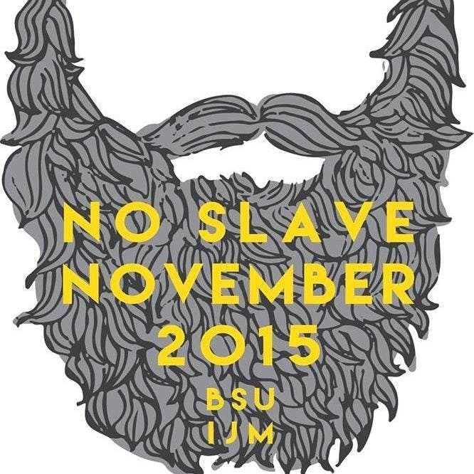 The Internal Justice Mission of Ball State is advocating this month of awareness as No Slave November to promote bringing an end to the issue of&nbsp;human trafficking and slavery in the United States and around the world.&nbsp;PHOTO COURTESY OF BALL STATE&nbsp;IJM FACEBOOK