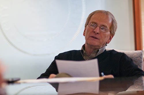 Muncie Mayor Dennis Tyler discusses a number of topics as part of his “Five Minutes with the Mayor” talks Tuesday Jan 9. Tyler will be visiting campus tomorrow to speak to speak to students in AJ 175 at 3. DN FILE PHOTO JONATHAN MIKSANEK