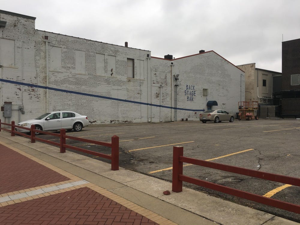 The We’re Trying Collective and Muncie community will be painting a “love note” to the city of Muncie on the side of the Mark III Taproom this Saturday, May 13.&nbsp;Andrew Harp // DN File