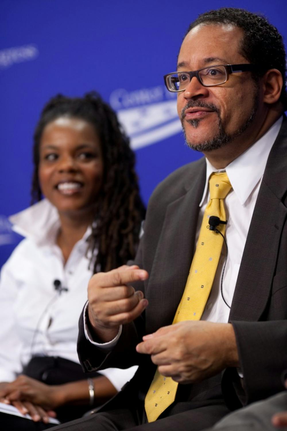 <p>Dr. Michael Eric Dyson speaking for Center for American Progress June 22, 2010. Dyson has written and edited more than 20 non-fiction books on race relations and popular culture and has spoken on several media outlets and stages. <strong>Center for American Progress, Photo Courtesy</strong></p>