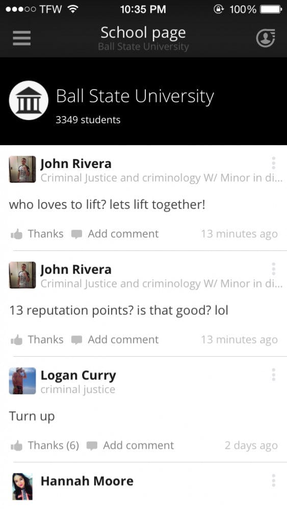 StudyRoom is an app to help students connect with other students in their class. The app has recently launched at Ball State. PHOTO COURTESY OF STUDYROOM