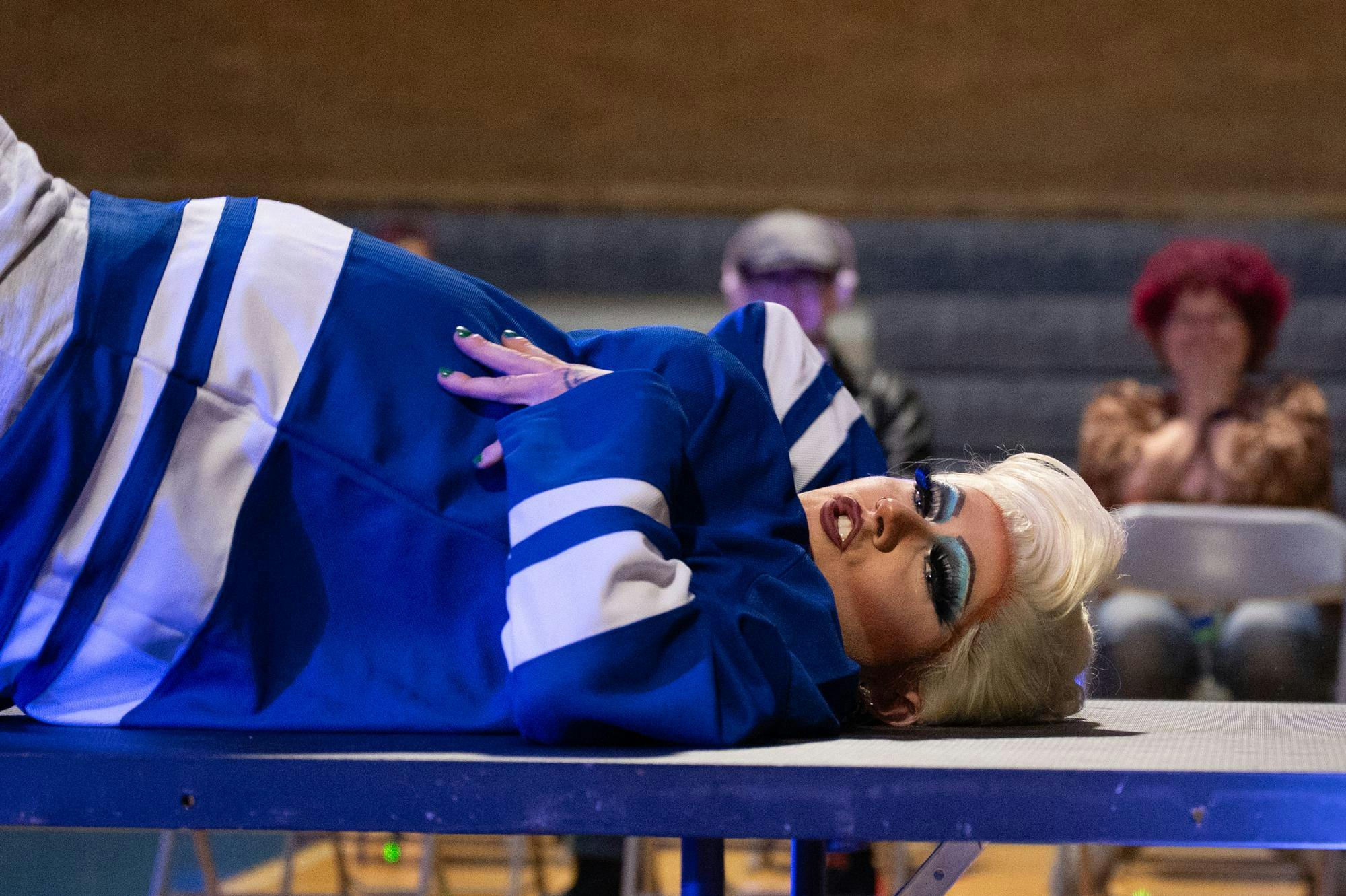The Annual Drag Show was hosted by Spectrum, a LGBTQ+ club and organization at Ball State University. The Drag Show was held on April 3 in the Ball Gymnasium from 8:00-10:00 p.m. with gates opening at 7:30 p.m. The Drag Show had over 90 people attend and 10 drag queens that performed, and they were as follows in no particular order: Aria, Naomi De Fierce, Phil Harmonic, Countess Sanguina, Static, Adam McDarling, Tina Turner, Starry Night, Dorian Gabbard, and Clover Venereal. All donations and proceeds went to the Indiana Youth Group (IYG), which according to the Spectrum Annual Drag Show program, is the oldest continuously operating LGBTQ+ youth organization in the U.S.