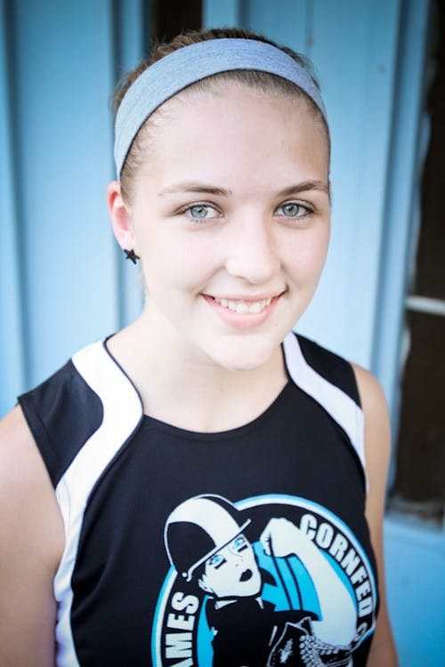 Junior accounting major Trisha Shireman of the Cornfeld Derby Dames. Shireman's team name is Shrewd Bury-more and has been on the Derby Dames since February 2011. PHOTO COURTESY OF THE DERBY DAMES