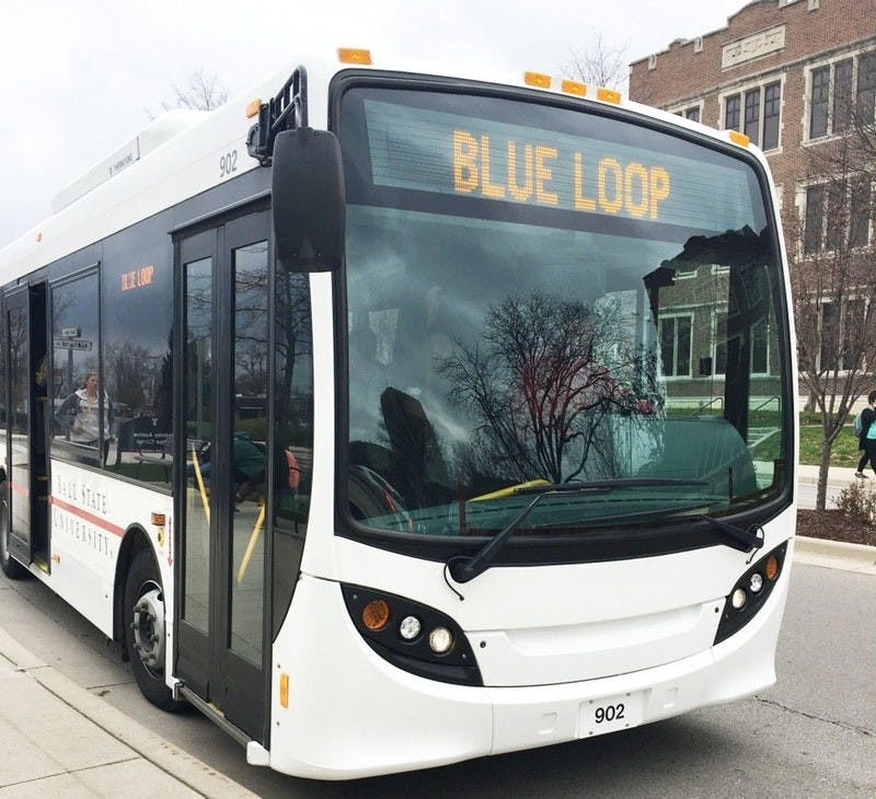 A new bus shuttle route has been added along with the three previous ones. The orange route will transport from the south commuter lot through campus to the Anthony apartments, Oakwood building and baseball parking lot. Michelle Kaufman, DN