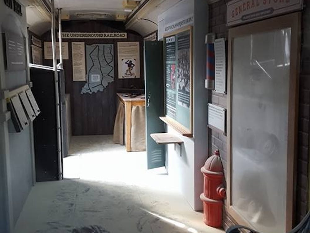 The Martin Luther King Dream Team Freedom Bus was vandalized recently. Someone used a hammer from one of the exhibits and a fire extinguisher to cause damage to the exhibits.&nbsp;Martin Luther King Dream Team // Photo Courtesy